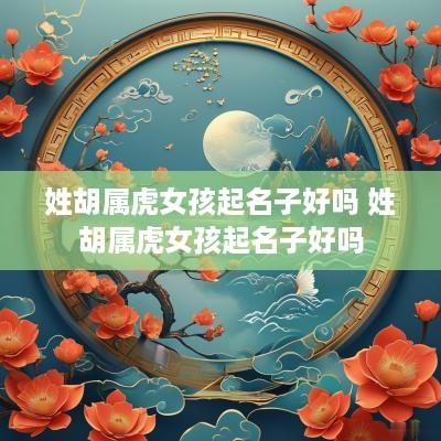 姓胡属虎女孩起名子好吗 姓胡属虎女孩起名子好吗