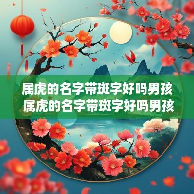 属虎的名字带斑字好吗男孩 属虎的名字带斑字好吗男孩子