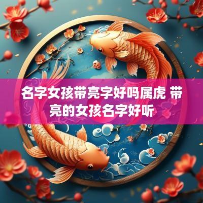 名字女孩带亮字好吗属虎 带亮的女孩名字好听