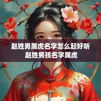 赵姓男属虎名字怎么起好听 赵姓男孩名字属虎