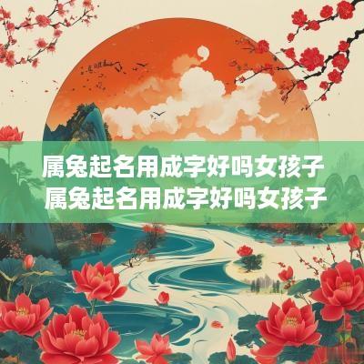 属兔起名用成字好吗女孩子 属兔起名用成字好吗女孩子名字
