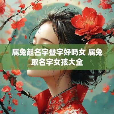 属兔起名字叠字好吗女 属兔取名字女孩大全