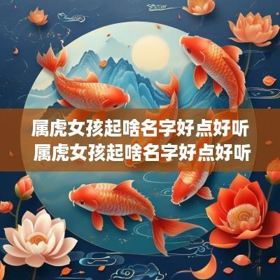 属虎女孩起啥名字好点好听 属虎女孩起啥名字好点好听的