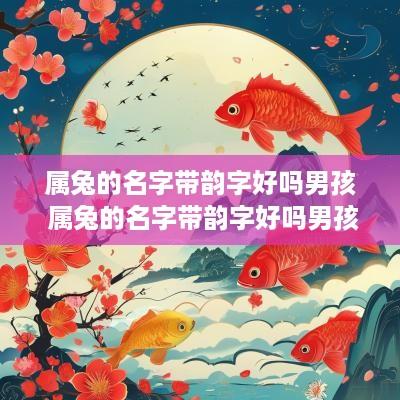 属兔的名字带韵字好吗男孩 属兔的名字带韵字好吗男孩子