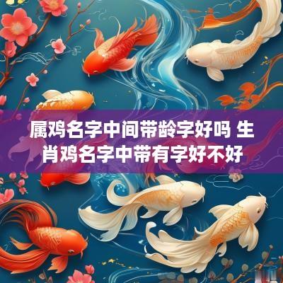 属鸡名字中间带龄字好吗 生肖鸡名字中带有字好不好