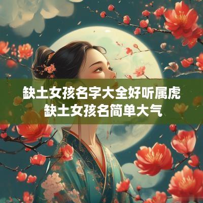 缺土女孩名字大全好听属虎 缺土女孩名简单大气
