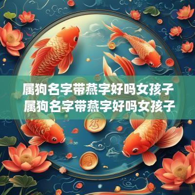 属狗名字带燕字好吗女孩子 属狗名字带燕字好吗女孩子取名