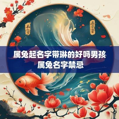 属兔起名字带琳的好吗男孩 属兔名字禁忌