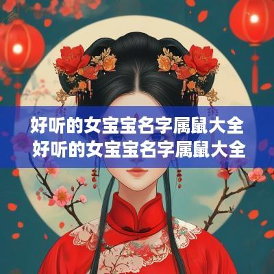 好听的女宝宝名字属鼠大全 好听的女宝宝名字属鼠大全可爱