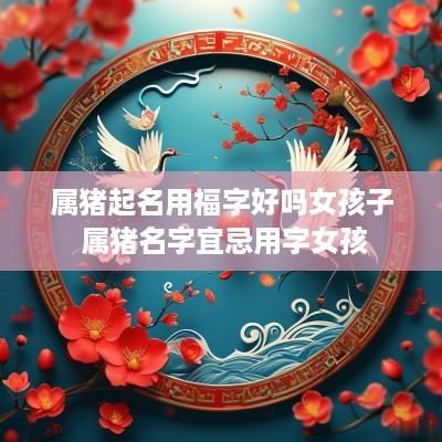 属猪起名用福字好吗女孩子 属猪名字宜忌用字女孩