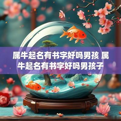 属牛起名有书字好吗男孩 属牛起名有书字好吗男孩子