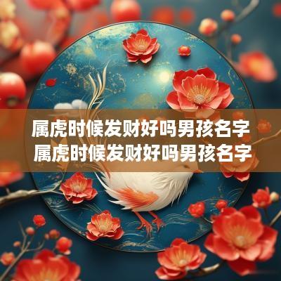 属虎时候发财好吗男孩名字 属虎时候发财好吗男孩名字大全