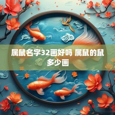 属鼠名字32画好吗 属鼠的鼠多少画