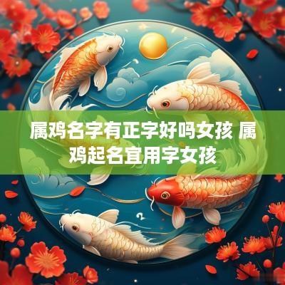 属鸡名字有正字好吗女孩 属鸡起名宜用字女孩