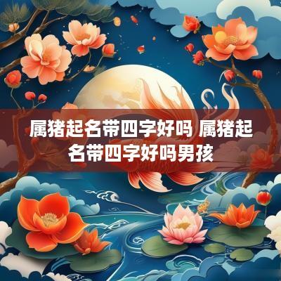 属猪起名带四字好吗 属猪起名带四字好吗男孩