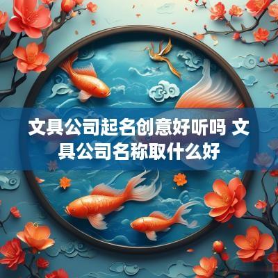 文具公司起名创意好听吗 文具公司名称取什么好