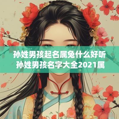 孙姓男孩起名属兔什么好听 孙姓男孩名字大全2025属兔