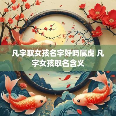 凡字取女孩名字好吗属虎 凡字女孩取名含义