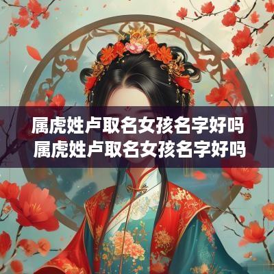 属虎姓卢取名女孩名字好吗 属虎姓卢取名女孩名字好吗