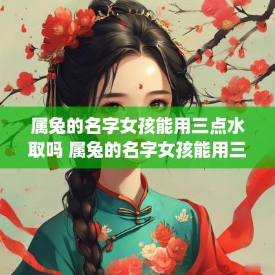 属兔的名字女孩能用三点水取吗 属兔的名字女孩能用三点水取吗好吗