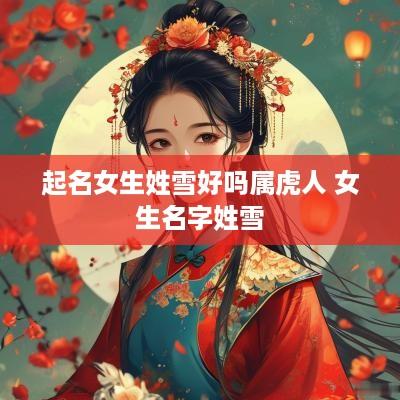 起名女生姓雪好吗属虎人 女生名字姓雪