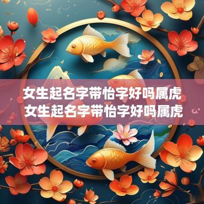 女生起名字带怡字好吗属虎 女生起名字带怡字好吗属虎的