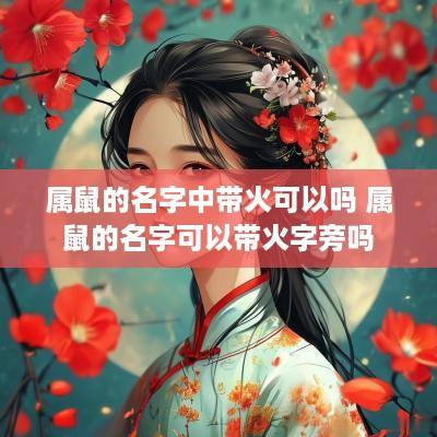 属鼠的名字中带火可以吗 属鼠的名字可以带火字旁吗
