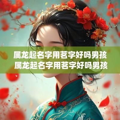 属龙起名字用茗字好吗男孩 属龙起名字用茗字好吗男孩子