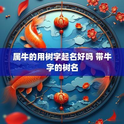 属牛的用树字起名好吗 带牛字的树名