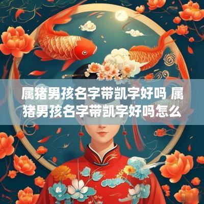 属猪男孩名字带凯字好吗 属猪男孩名字带凯字好吗怎么取