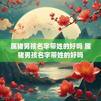 属猪男孩名字带姓的好吗 属猪男孩名字带姓的好吗