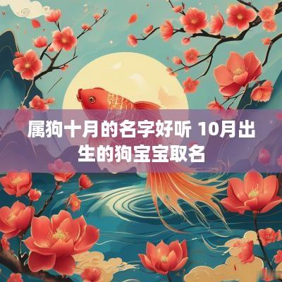 属狗十月的名字好听 10月出生的狗宝宝取名