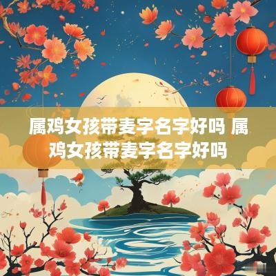 属鸡女孩带麦字名字好吗 属鸡女孩带麦字名字好吗