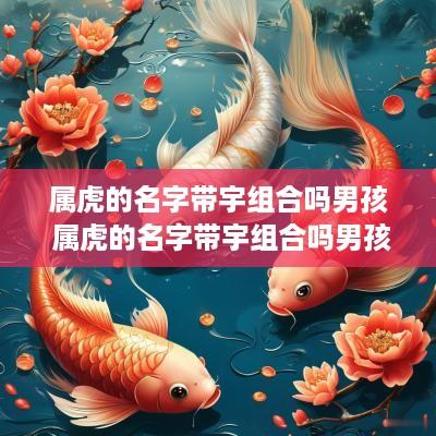 属虎的名字带宇组合吗男孩 属虎的名字带宇组合吗男孩子