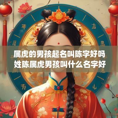 属虎的男孩起名叫陈字好吗 姓陈属虎男孩叫什么名字好听
