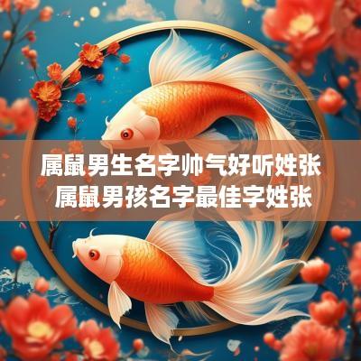 属鼠男生名字帅气好听姓张 属鼠男孩名字最佳字姓张