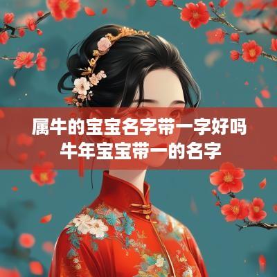 属牛的宝宝名字带一字好吗 蛇年宝宝带一的名字