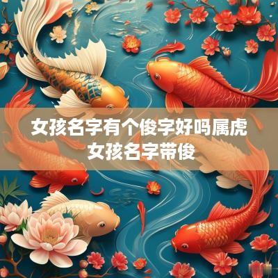 女孩名字有个俊字好吗属虎 女孩名字带俊