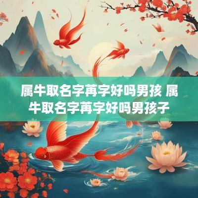 属牛取名字苒字好吗男孩 属牛取名字苒字好吗男孩子