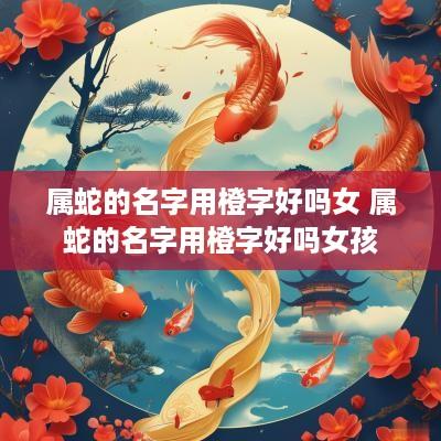 属蛇的名字用橙字好吗女 属蛇的名字用橙字好吗女孩