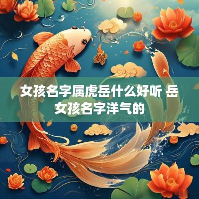 女孩名字属虎岳什么好听 岳女孩名字洋气的