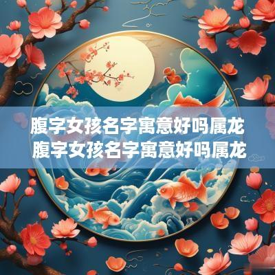 腹字女孩名字寓意好吗属龙 腹字女孩名字寓意好吗属龙人