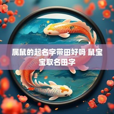 属鼠的起名字带田好吗 鼠宝宝取名田字