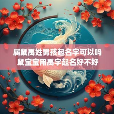 属鼠禹姓男孩起名字可以吗 鼠宝宝用禹字起名好不好