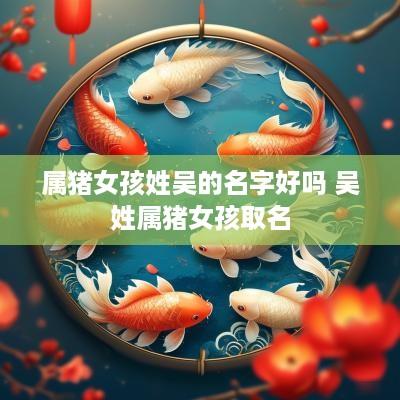 属猪女孩姓吴的名字好吗 吴姓属猪女孩取名