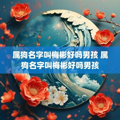 属狗名字叫梅彬好吗男孩 属狗名字叫梅彬好吗男孩