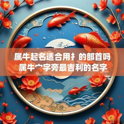 属牛起名适合用扌的部首吗 属牛宀字旁最吉利的名字