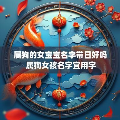 属狗的女宝宝名字带日好吗 属狗女孩名字宜用字