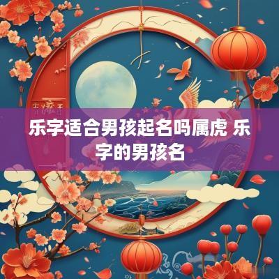 乐字适合男孩起名吗属虎 乐字的男孩名