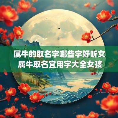 属牛的取名字哪些字好听女 属牛取名宜用字大全女孩